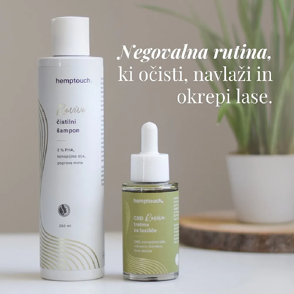 Hemptouch Revive, set za lase (50 ml + 250 ml)